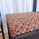 Vintage Black Wooden Dining Chairs: Retro Fabric Seats, 1970s Yugoslavia (S