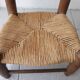 Chaise enfant bois et paille