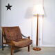Wood floor lamp 1970