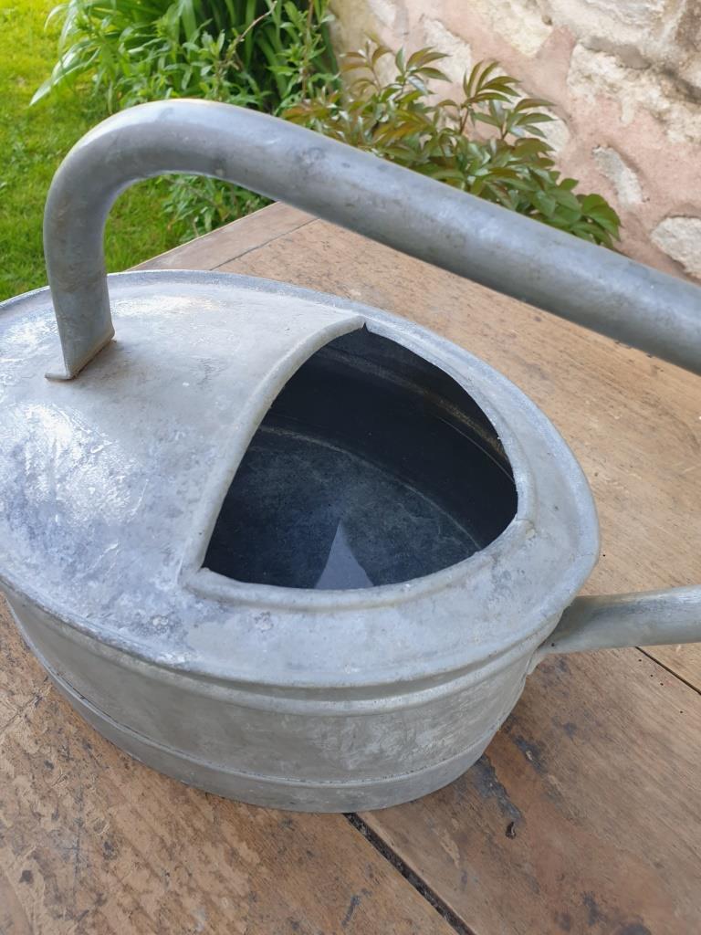 Zinc watering can