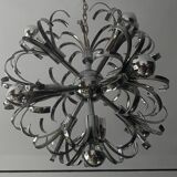 Lustre chromé vintage