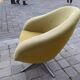 60s design swivel shell chair