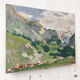 Oil painting landscape mountain 1933