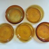 Arcoroc Sierra amber skullcap plates