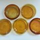 Arcoroc Sierra amber skullcap plates