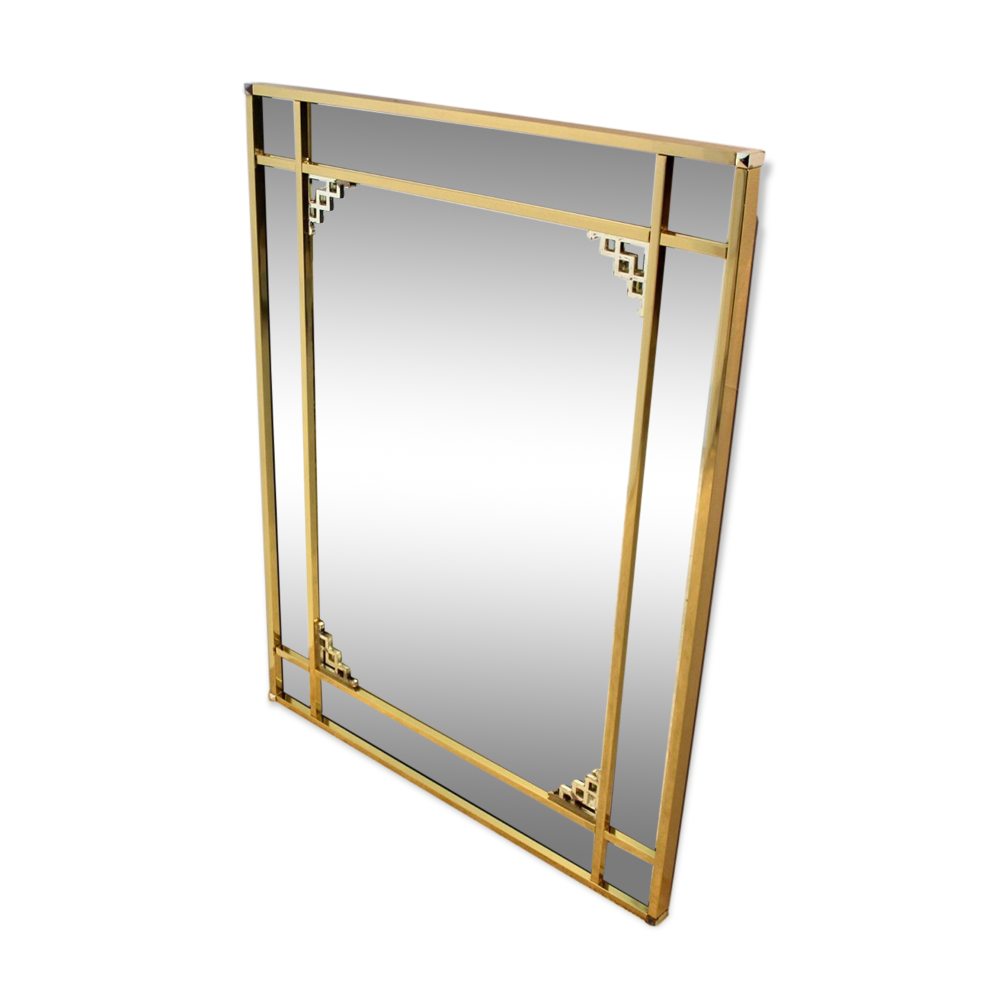 Graphic mirror by Belgochrom 105x80cm