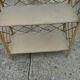 Rattan standing shelf 60s