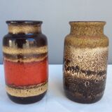 Deux vases Scheurich West Germany, années 60