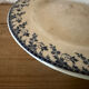 Plate on pedestal in Gien ironstone model Montigny