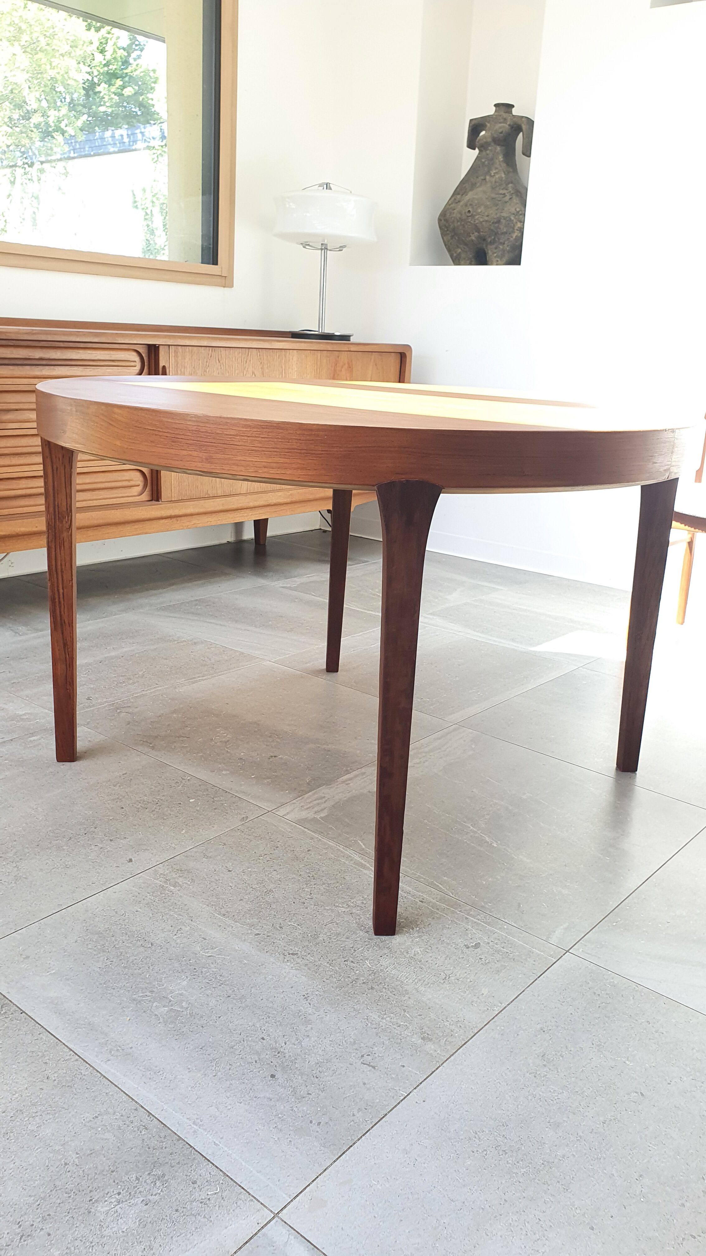 Teak dining table editor Gudme Mobelfabrik, Danish