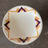 Art Deco compotier Moulin des Loups & hanages orchies. littoral