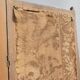Screen 4 fronts of Indian wood and fabrics and silk at the end of the 19th century