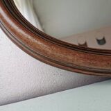 Vintage oval mirror from the 80s