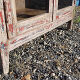 Ancien garde manger en teck birman