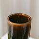 Vert ceramic vase by Werner Baumberger – studio stoneware, partially glazed, 1970s vintage