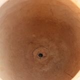 Large handmade raw tamegroute terracotta jar