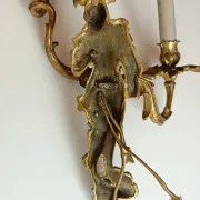 Paire d'appliques style Régence en bronze doré