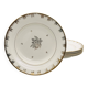 6 deep plates made of semi-porcelain Ardy, serial number 8043.