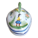 Ceramic mustard pot from Quimper Henriot
