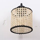 Lampe en bambou, applique murale en bambou, applique bohème