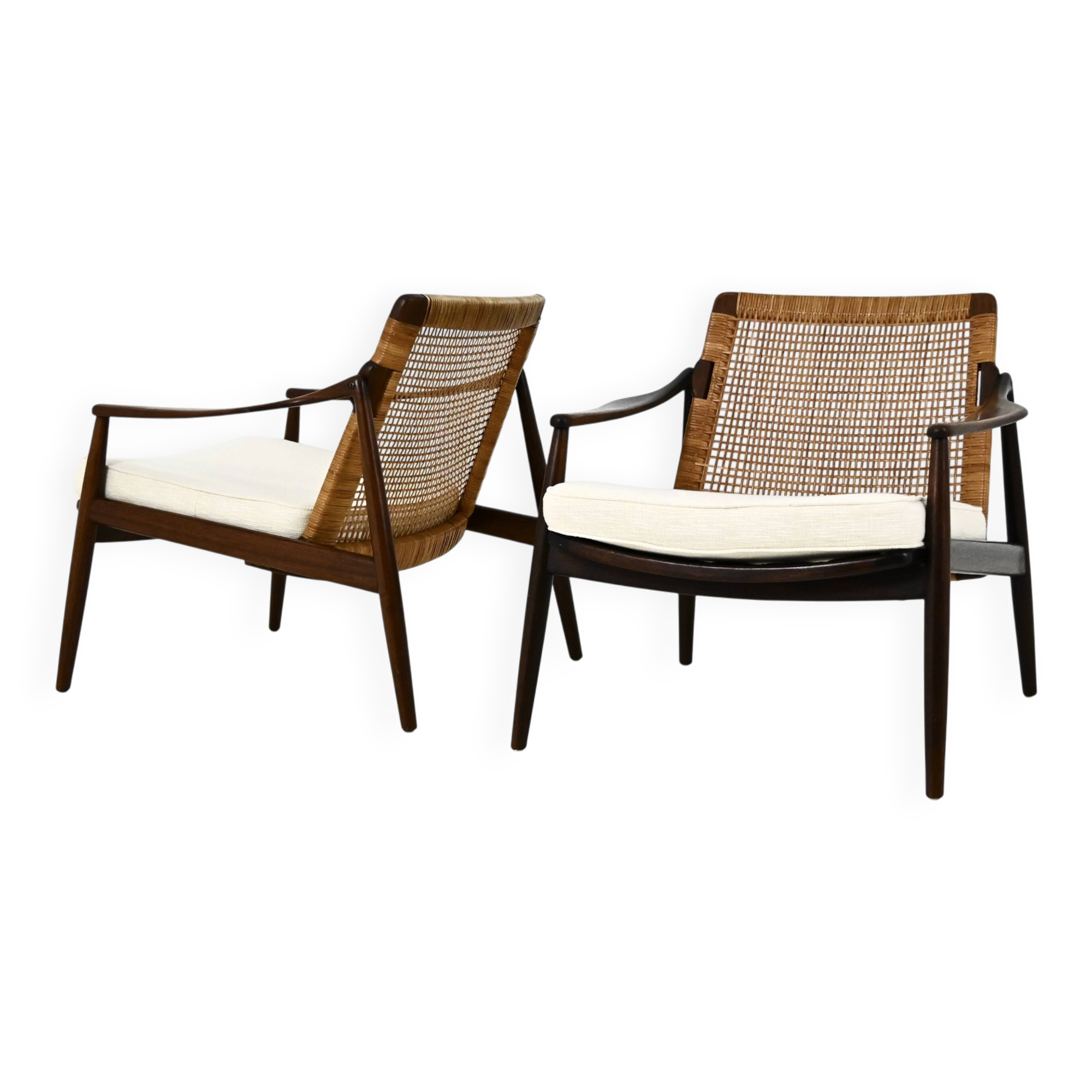 Paire de Fauteuils « Modèle 400 » de Hartmut Lohmeyer pour Wilkhahn, 1950s