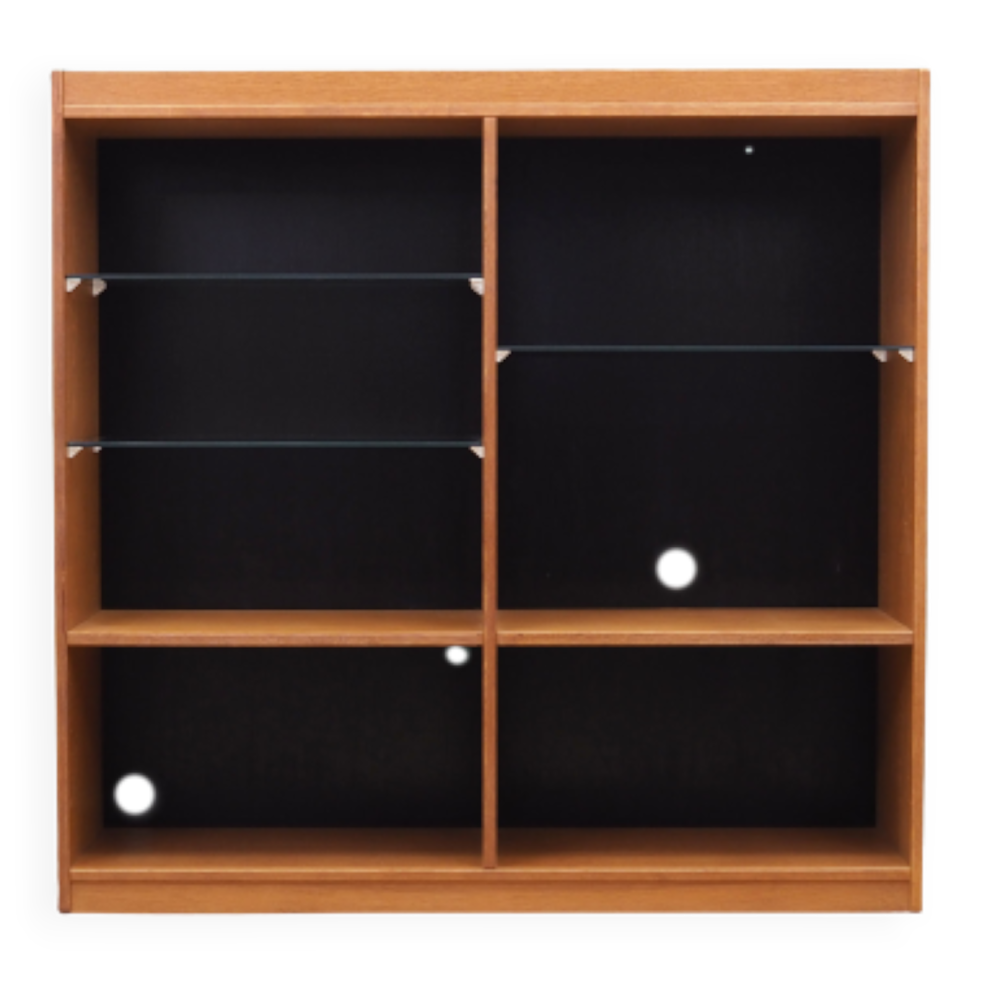 Oak bookcase, Danish design, 1970s, manufactured by ÆJM Møbler