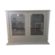 Vintage wooden cupboard and porcelain lock