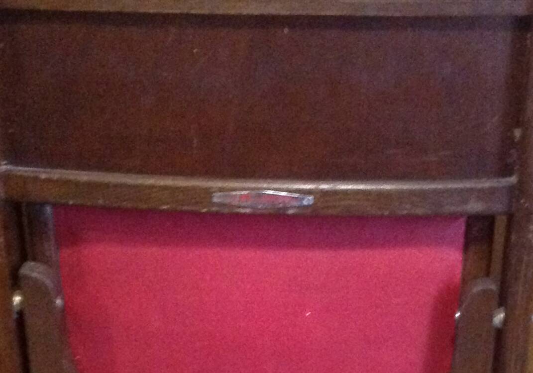 Pair of vintage Shanghai folding chairs