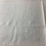 Vintage Damask Monogram Tablecloth & Napkins