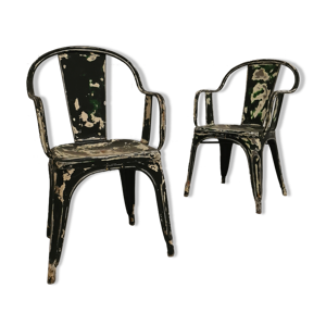 Paire de fauteuils C