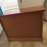 3-drawer chest of drawers with ogee - Louis Philippe style - 80s