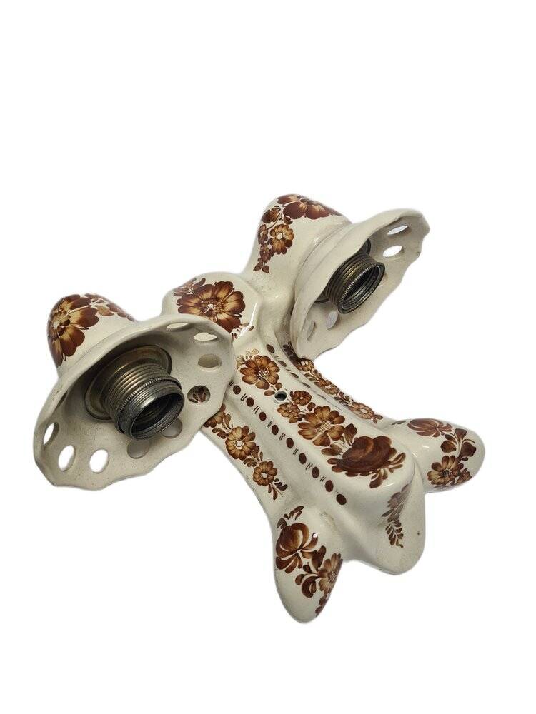 2-armed wall lamp from Włocławek, Poland, 1970s