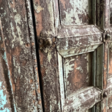 Indian cabinet 2 gridded doors