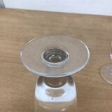 Set of 6 thick old glasses