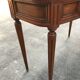 Louis XVI dining table and 3-length console