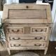 Pickled oak desk