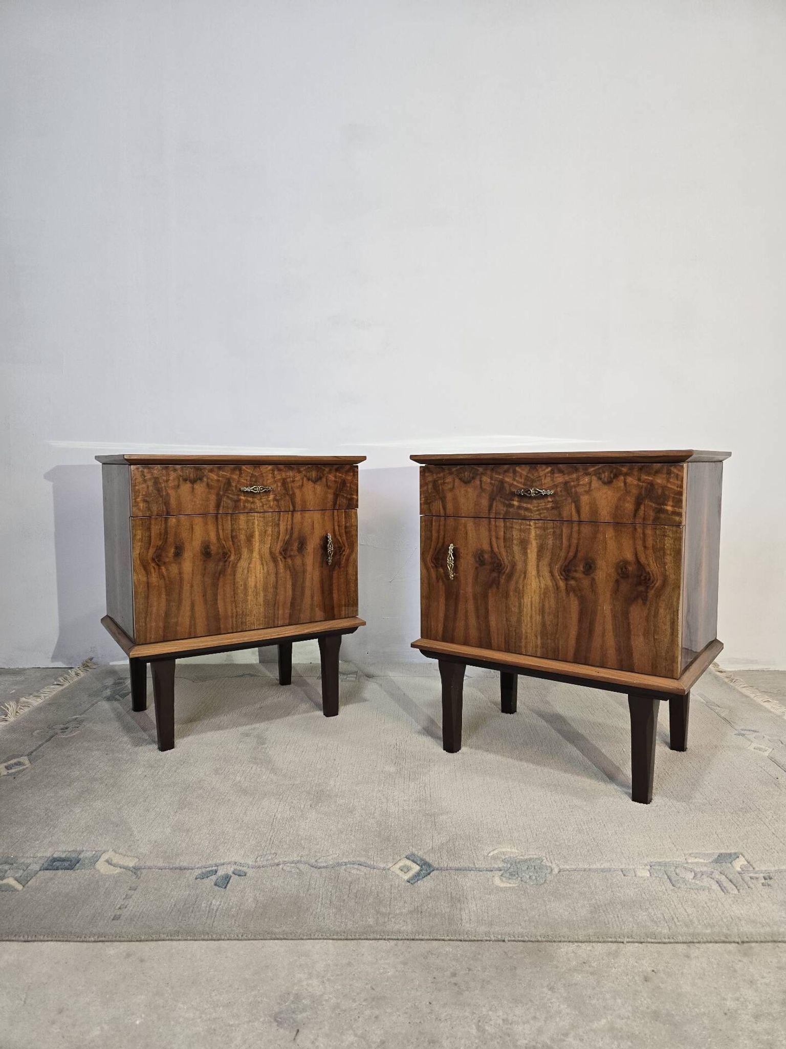 70s Walnut Nightstand