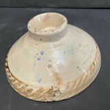 Plat Mokhfia Fès Maroc XVIIIe faïence polychrome 21,7 cm