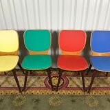 Set de 4 chaises Baumann 1950 Max Bill