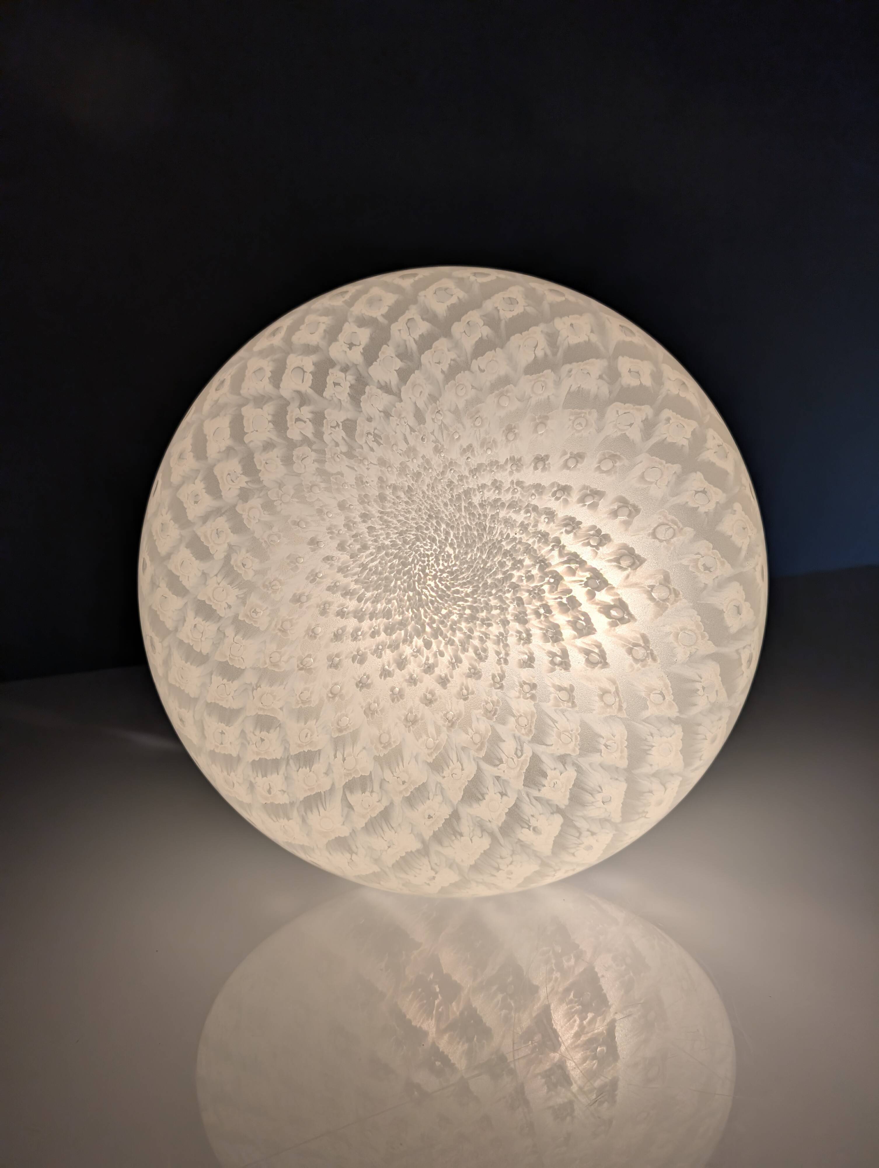 Murano Glass Ceiling Lamp, Italian Design 1960s