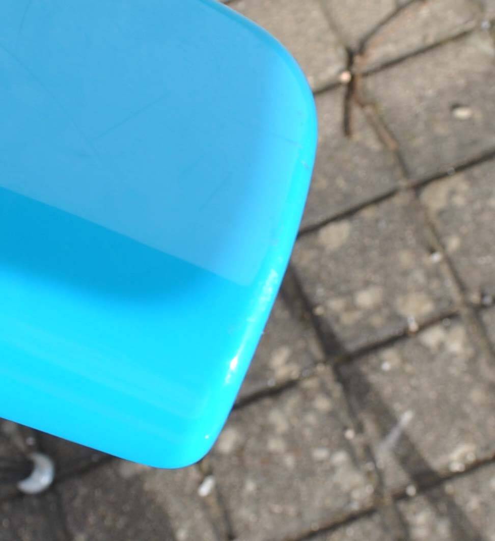 LOOP armchair - Scandinavian DESIGN chair by Claus Breinholt (Danish) Infiniti - blue polypropylene