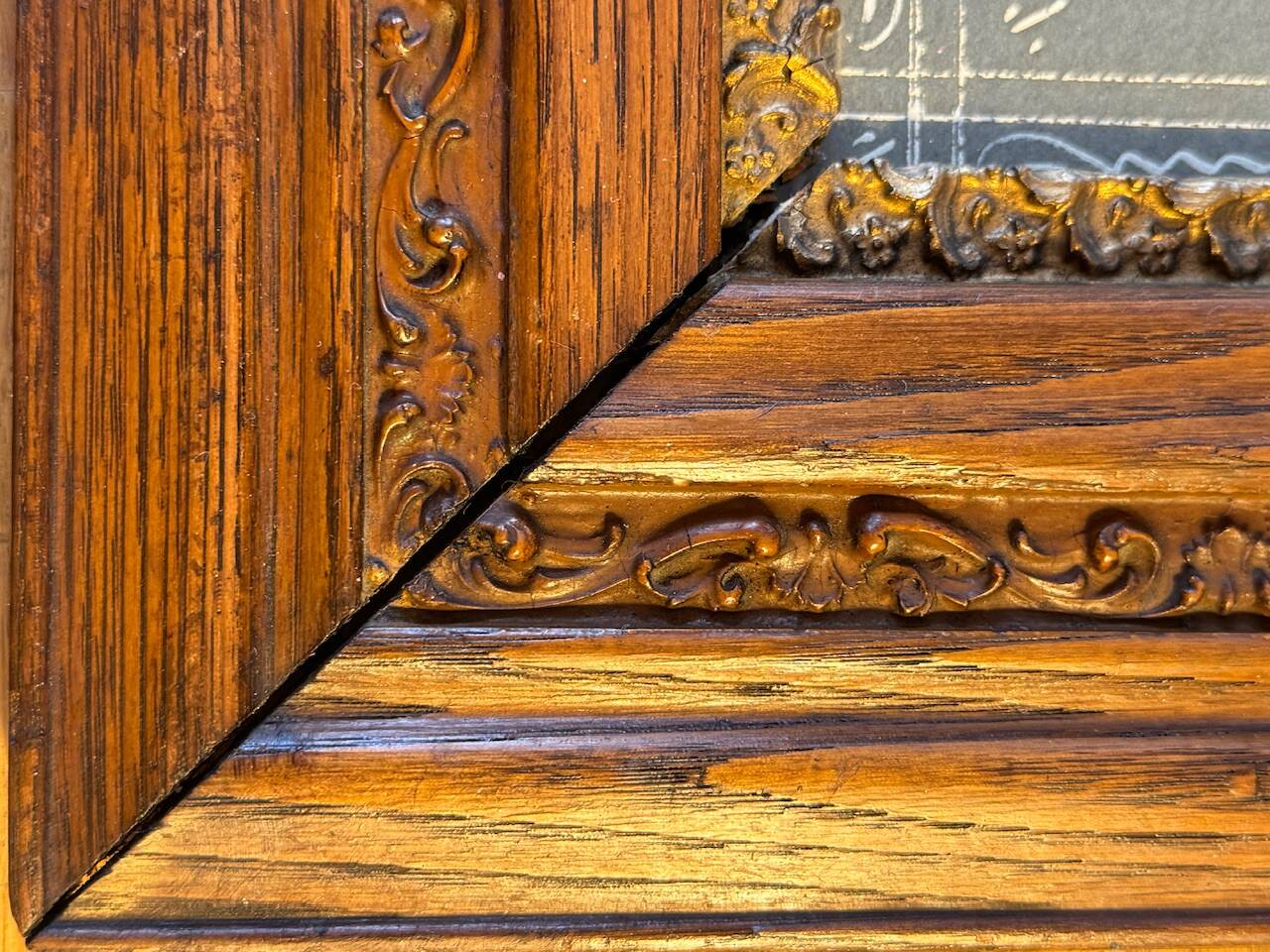 Old silver photograph, portrait, 19th century