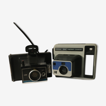 Set de 2 appareils photo a développement instantané vintages