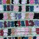 Tapis Marocain Boucherouite coloré - 81 x 284 cm