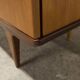 Scandinavian wardrobe 1960 teak 4 doors, 3 drawers, 2keys