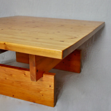 Scandinavian solid pine coffee table, Roland Wihelmsson, Sweden 1960