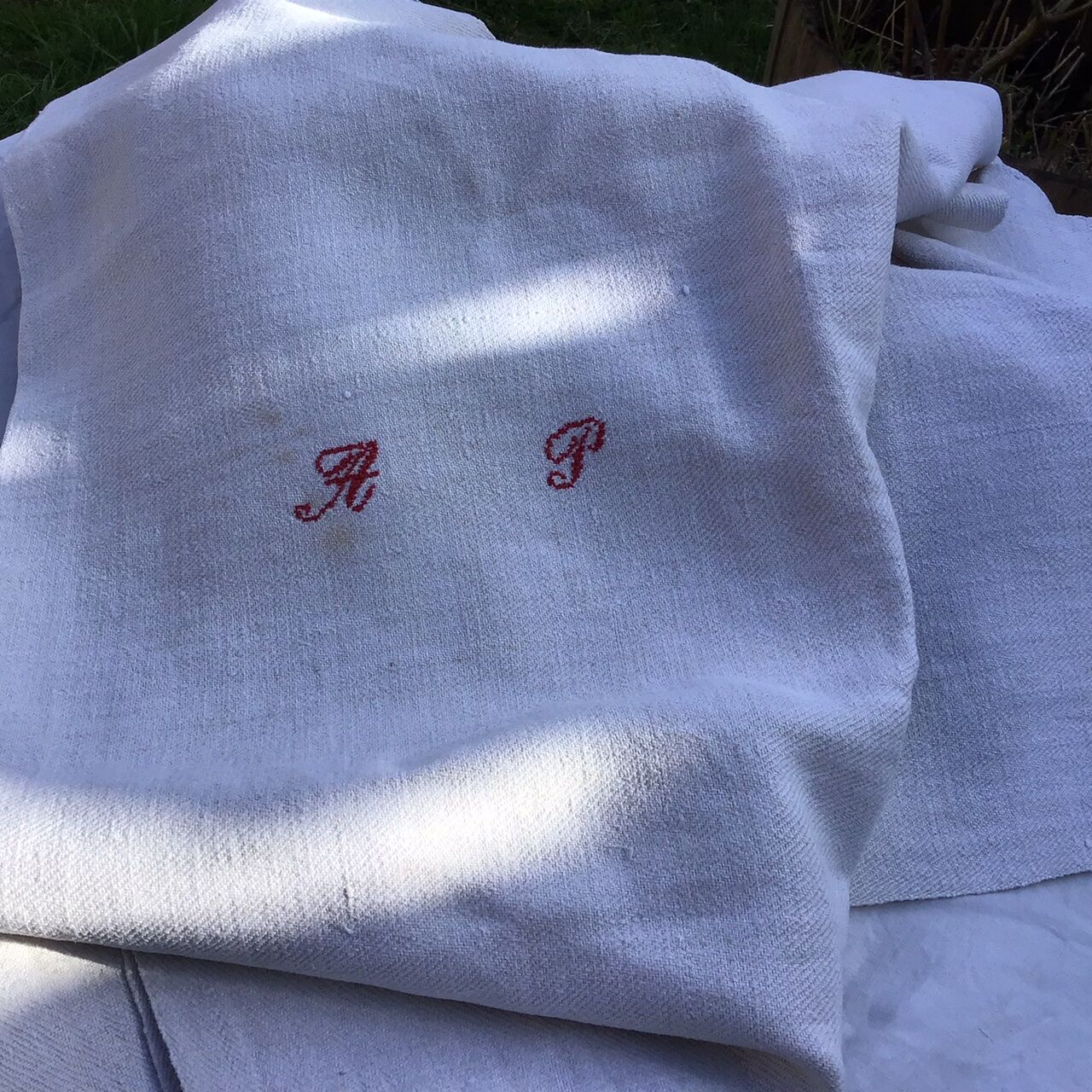 Hemp farm tablecloth