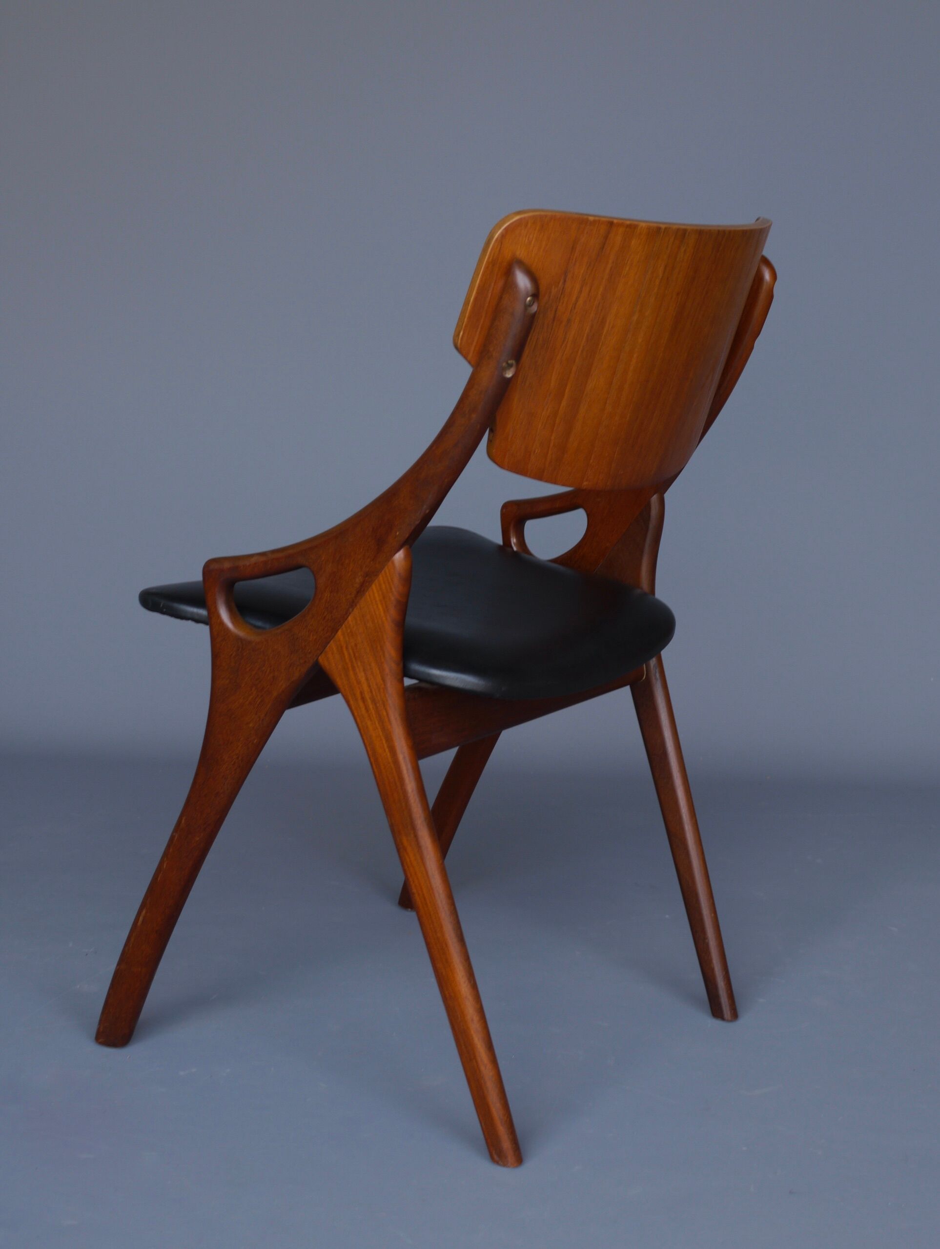 Danish Teak Chairs by Arne Hovmand Olsen for Mogens Kold, 1960s, Set of 3