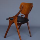 Danish Teak Chairs by Arne Hovmand Olsen for Mogens Kold, 1960s, Set of 3