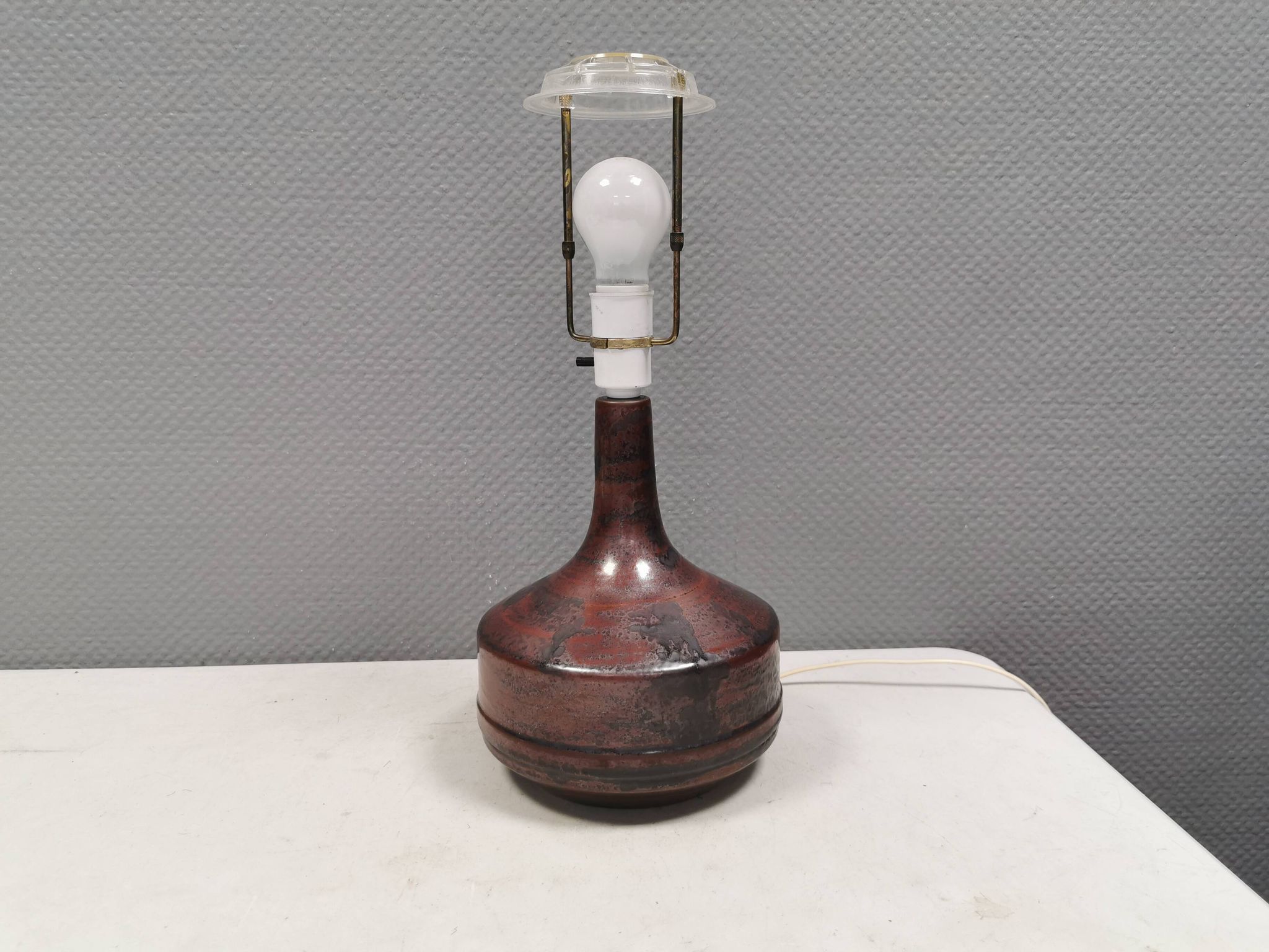 Table lamp in ceramic from Desiree Denmark 1980s.